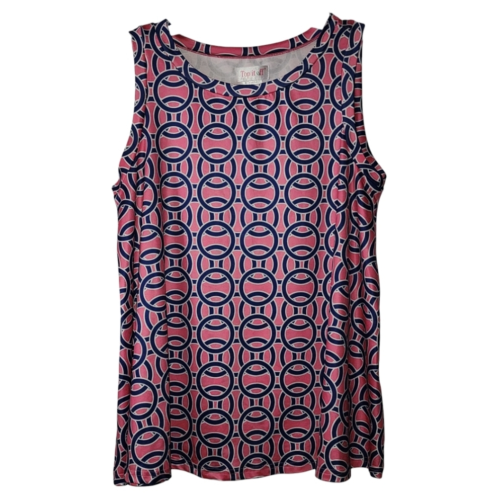 Top It Off Sleeveless Blouse Size Small